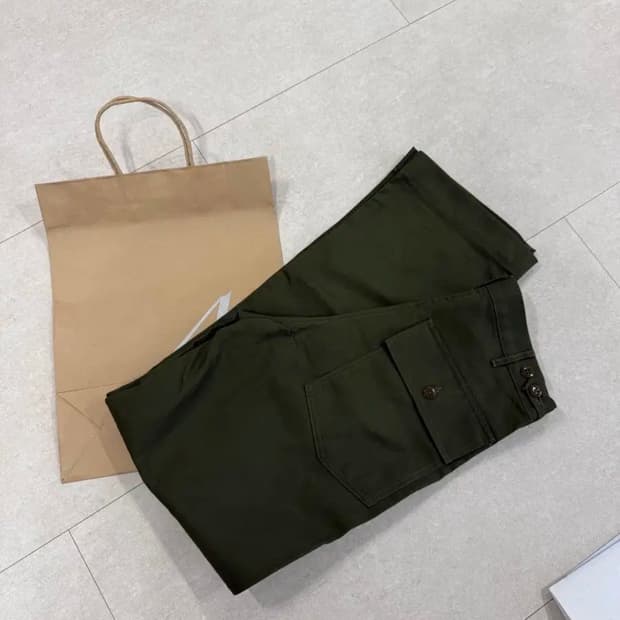 아나토미카 헤링본 트윌 퍼티그팬츠 30