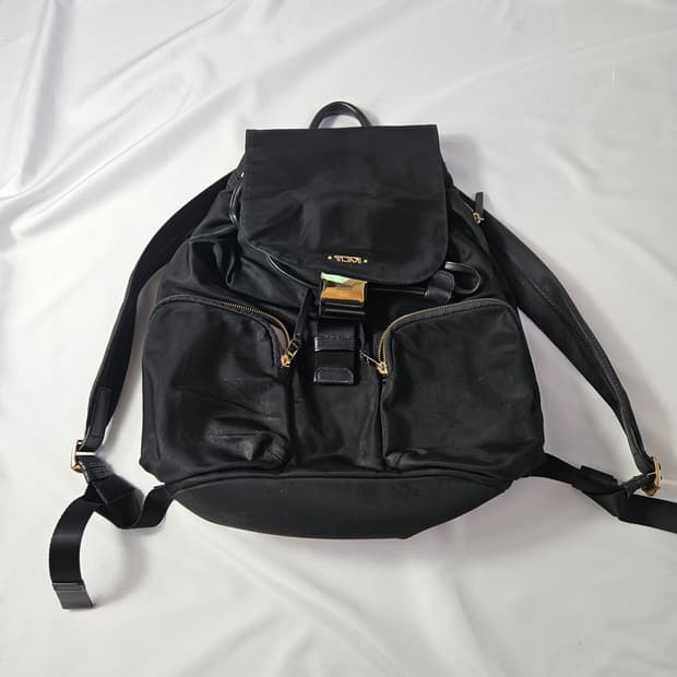 TUMI 투미 보야져 리바스 백팩 가방 리얼레더 금장