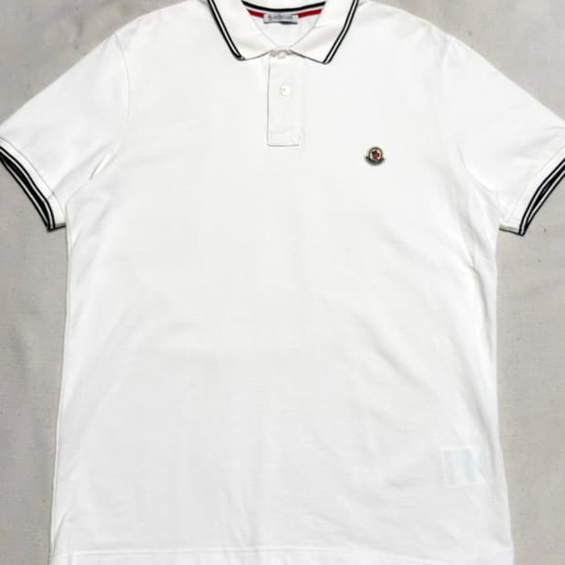 🫶🏻 몽클레어 화이트 카라 반팔티 🫶🏻