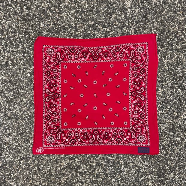 빈티지 페이즐리 반다나 made in USA (51x50cm) 