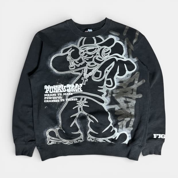 Vintage FJGH Graffiti Sweatshirt