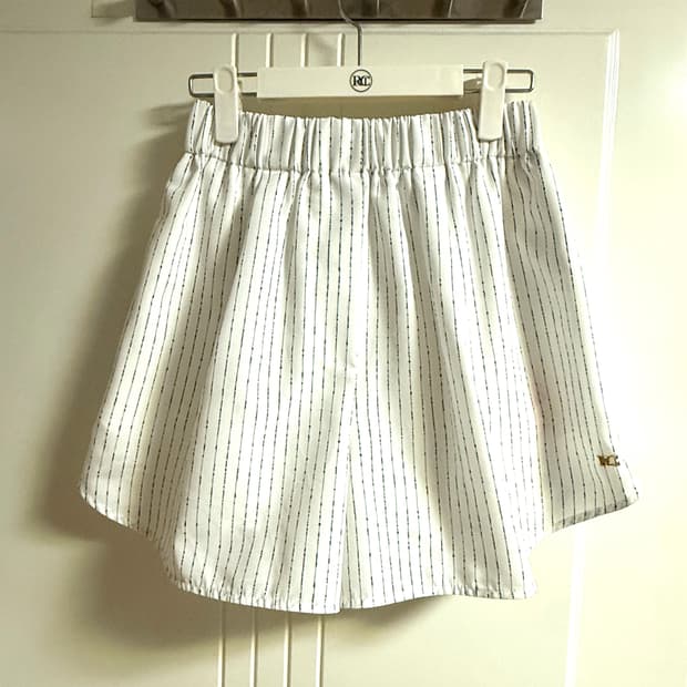 가격내림) 렉토 24S/S 네프 스트라이프 타페타 쇼츠 xs