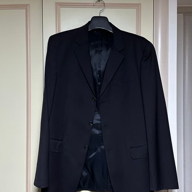 (105)솔리드옴므 자켓 블랙컬러