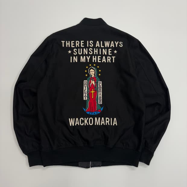 WACKO MARIA MA1 와코마리아 마리아 그래픽 리버시블 카잔 봄ㅂ
