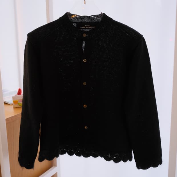 Lace crocheted cardigan