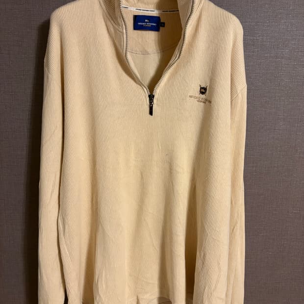 HIROKO KOSHINO HOMME 코듀로이 하프집업 니트 (Vinta