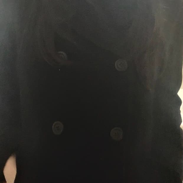 (a.v.v) MICHEL KLEIN PARIS 빈티지 반코트 블랙 코트