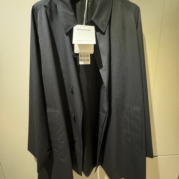 캡틴선샤인) 24ss 숏 워커 코트 - 차콜