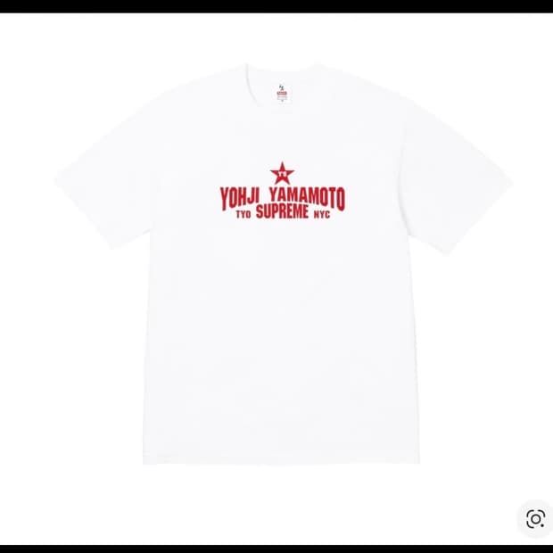 슈프림 요지 야마모토 반팔티