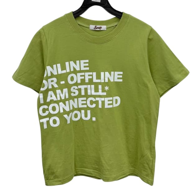 SOUP 크롭 반팔티