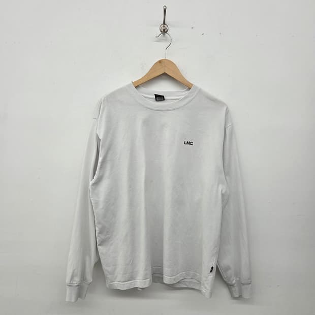 LMC 긴팔티 화이트 여XL