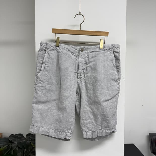 아스페시 린넨 하프 팬츠