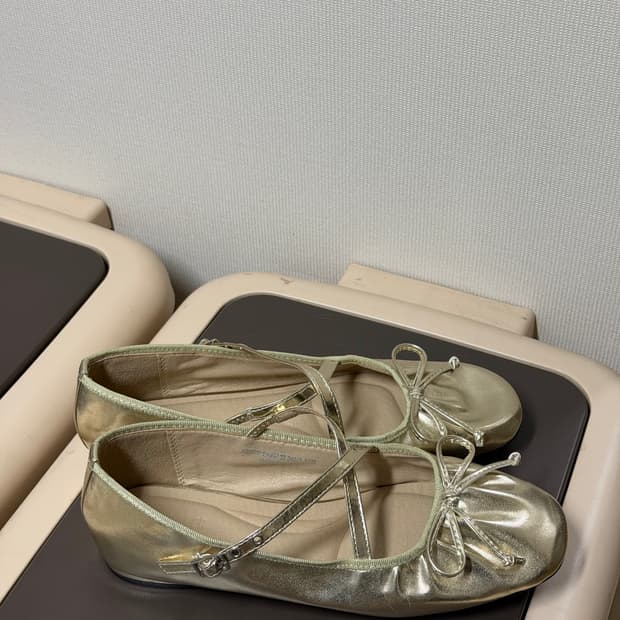 슈펜 발레리나 슈즈 골드 240