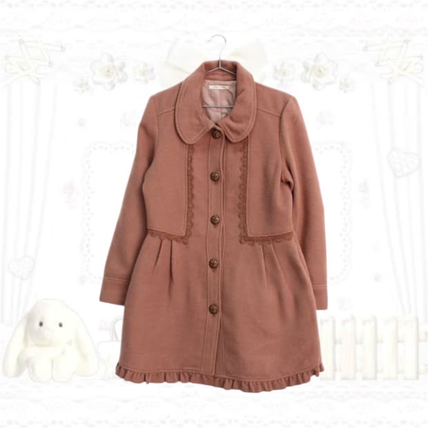 히메갸루 라떼갸루 코트 엑시즈팜 리즈리사 빈티지 