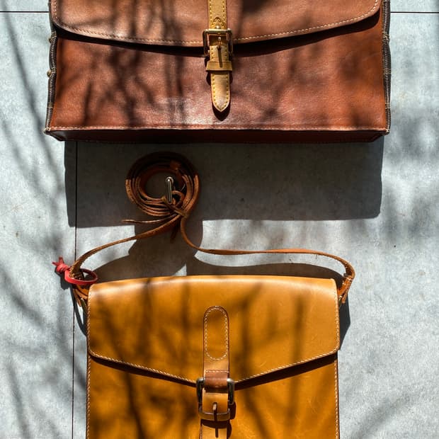 핸드메이드 가죽 가방