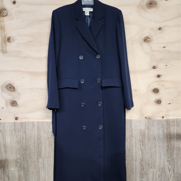 108) 데일리룩 플리츠포인트 롱 더블 코트