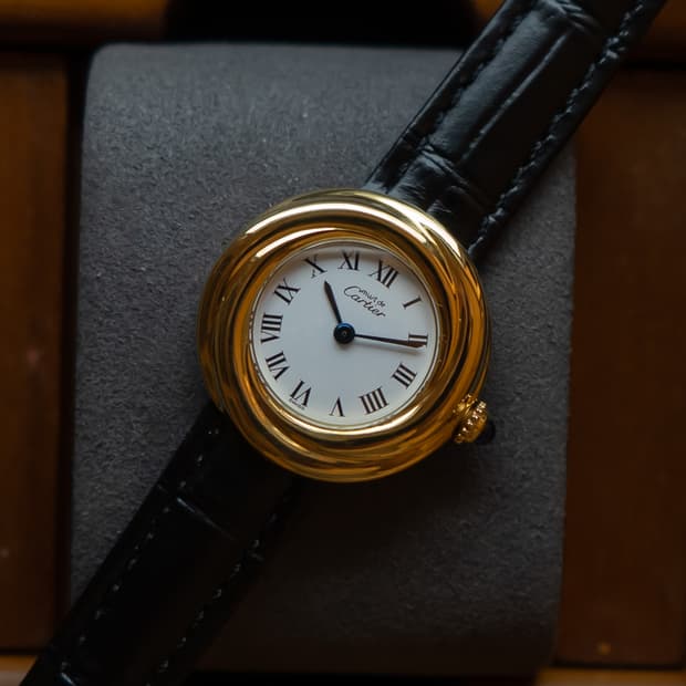 까르띠에 머스트 트리니티 로만 쿼츠 시계