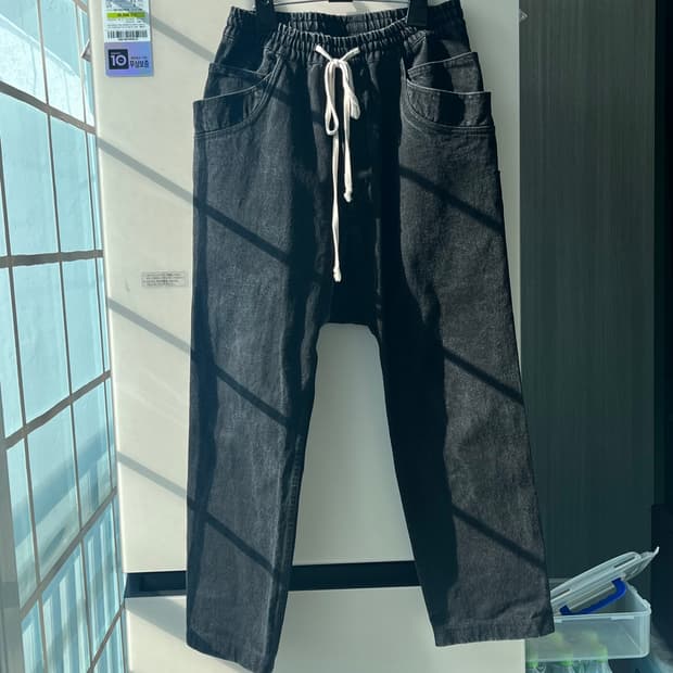 선데이 오프 클럽 드롭 크로치 팬츠 M