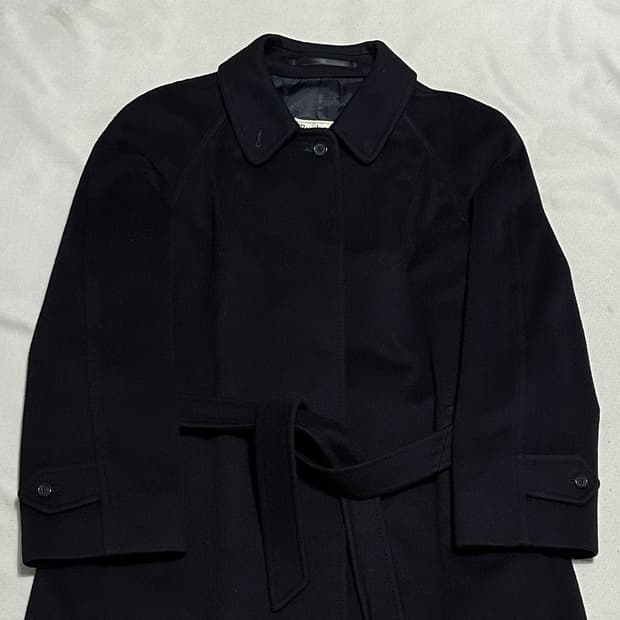 M 버버리 캐시미어 네이비 코트