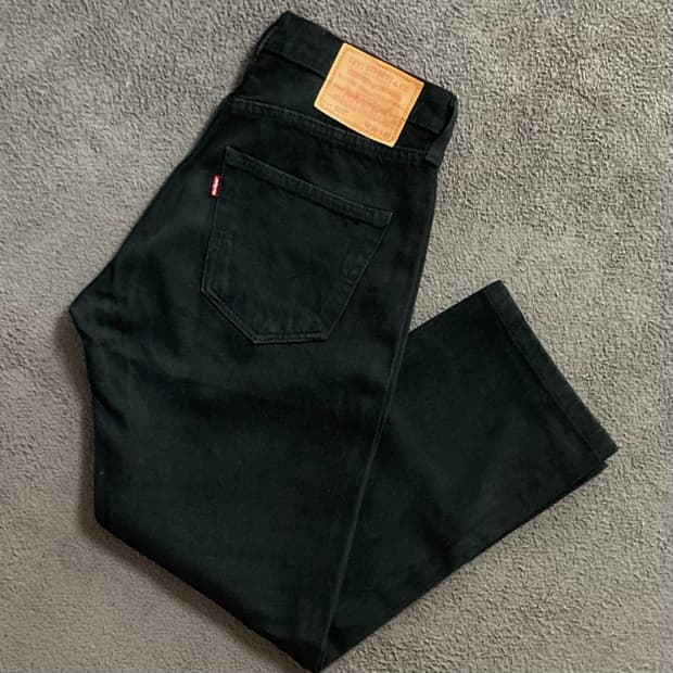 리바이스 501 빅E 블랙진 W30 L32