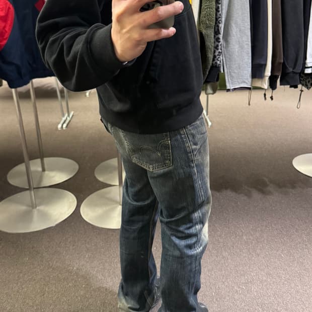 31)에드윈 빈티지 503 워싱 데님팬츠