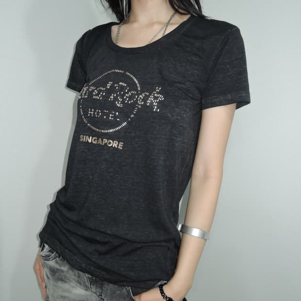 Hard Rock Hotel Singapore Logo Tee