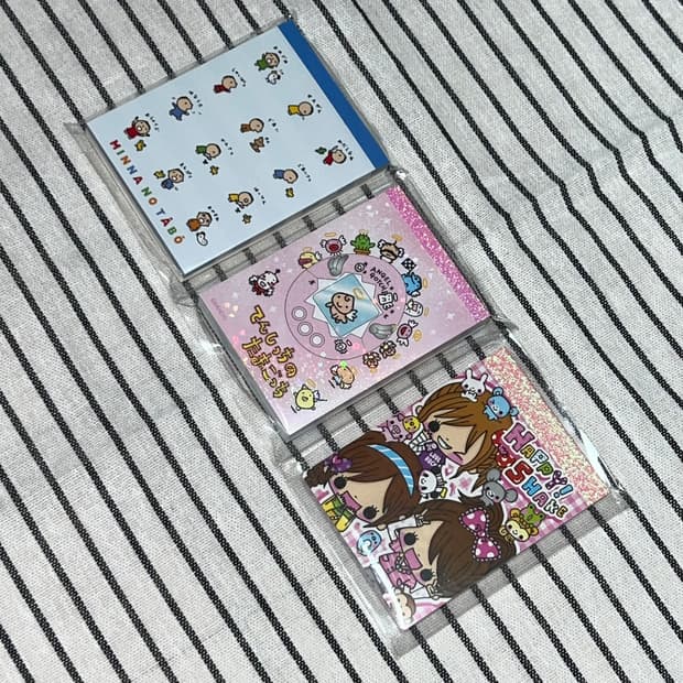 민나노 타보, 다마고치, 갸루 미니 떡메모지 3종 일괄