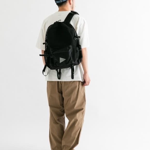 And wander 앤드원더 메쉬 백팩 