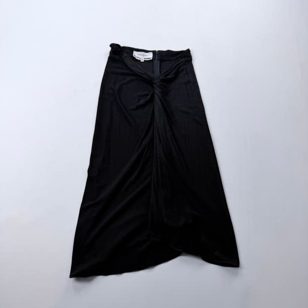 YSL 입생로랑 비대칭 블랙스커트