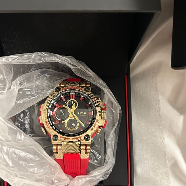 지샥 MTG-B1000CX 황금 호랑이 스페셜 에디션 미사용 신품 판매