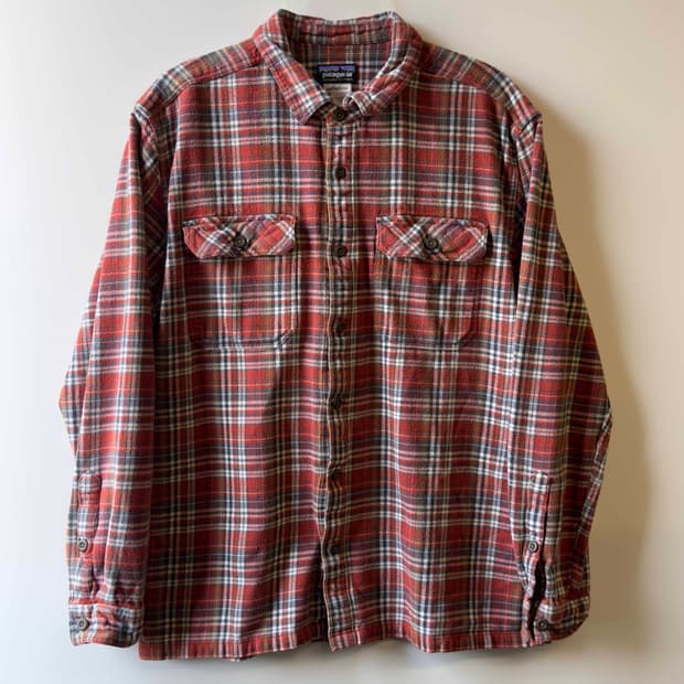 파타고니아 오가닉 코튼 체크 셔츠