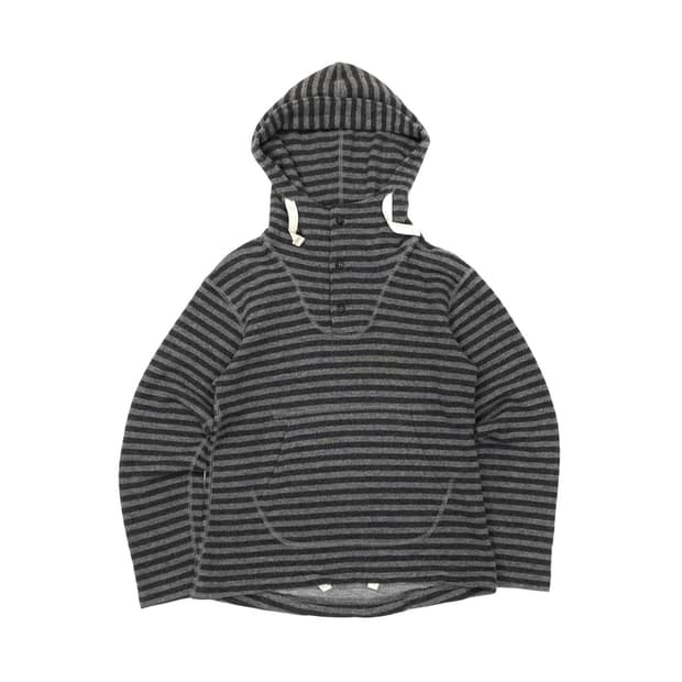 Engineered garments stripe hoodie