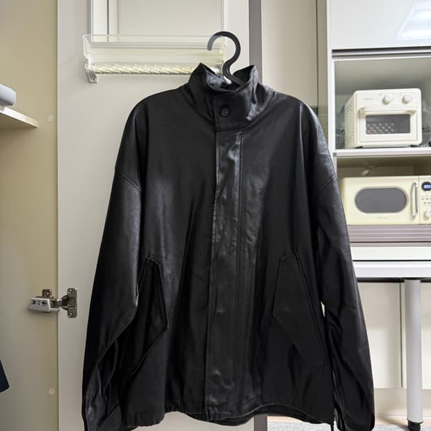 파르티멘토 비건 레더 자켓 M