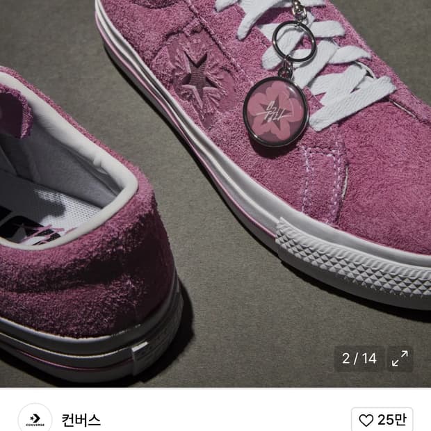 컨버스 원스타 프로 플라워 무궁화 에디션 와디 콜라보 260