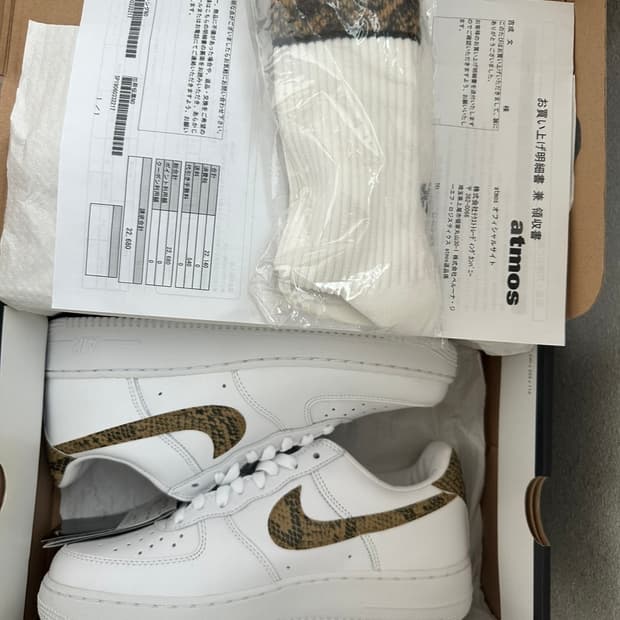 나이키 에어포스1 로우 뱀피1 나일탭 새제품 270