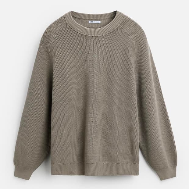 자라 ZARA 릴렉스핏 스트럭처 스웨터