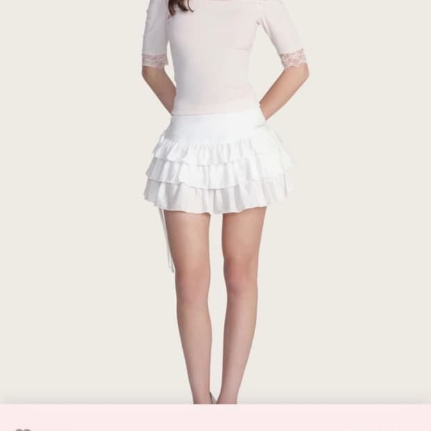 클리시어 크림도넛 오프숄더 핑크 판매 양도