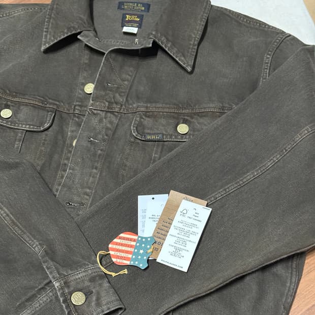 RRL 더블알엘 한국 한정판 Lot271 브라운 XL 판매 (코리아 익스