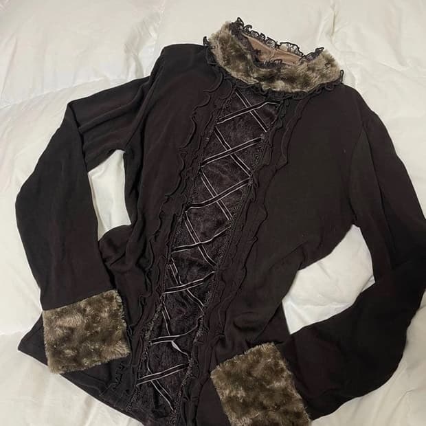 엑시즈팜 라떼갸루 긴팔 히메카지 히메갸루 리즈리사 니트