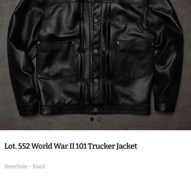 아카펠라클로딩 lot552  40사이즈 판매합니다.