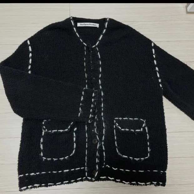 더오픈프로덕트 open yy 스티치 가디건