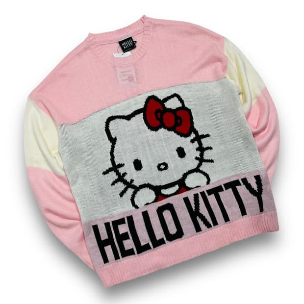 Hello Kitty 2018s Big Logo Knitwear