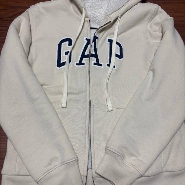 갭 양털 후리스 후드집업