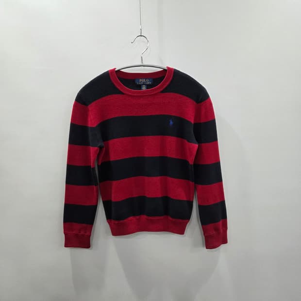 폴로랄프로렌 키즈 코튼 스트라이프 니트 S/8