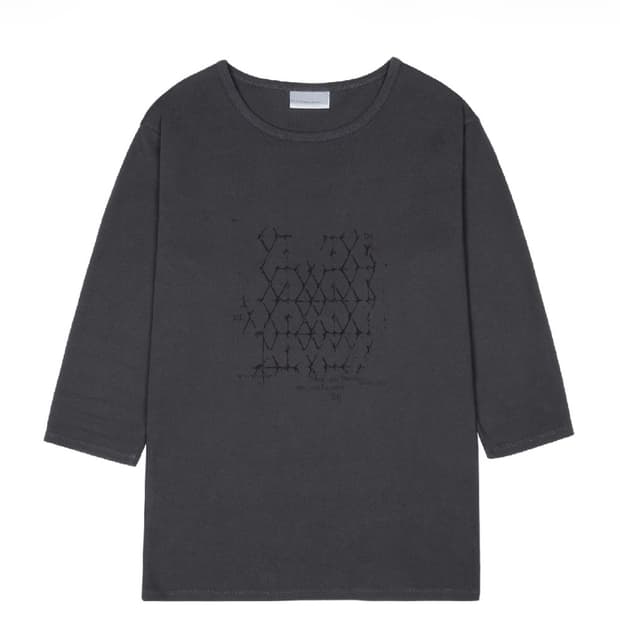 Sansangear lattice shirt charcoal