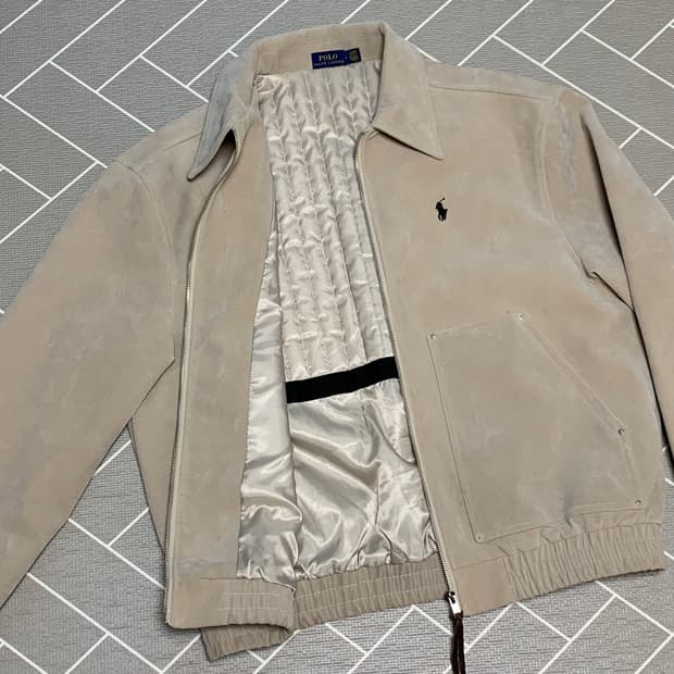 폴로 스웨이드 자켓