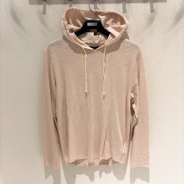 (정품/새상품) VINCE 빈스 남성 연핑크 후드 롱슬리브