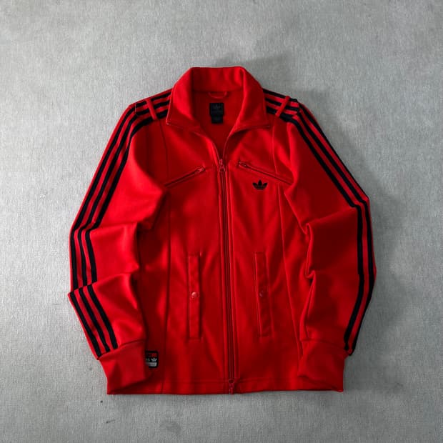 W 95 아디다스 바이커 트랙탑 져지 