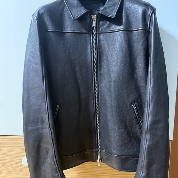 느와르 라르메스 싱글 레더자켓 48