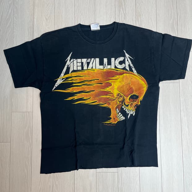 빈티지 메탈리카 티셔츠